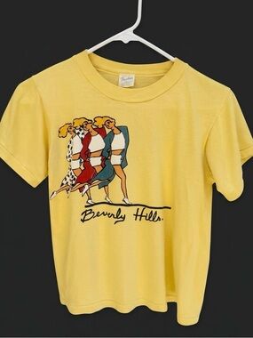 Vintage Yellow Women’s Beverly Hills Graphic Tee
